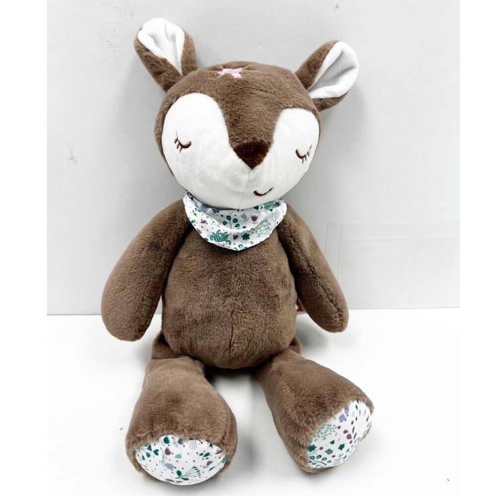 Bass Pro Shops Baby Sleeping Deer Fawn Plush Stuffed Animal Lovey For Babies